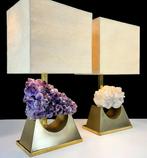 Willy Daro - Lampe de table (2) - Lampes de table en cristal, Antiek en Kunst