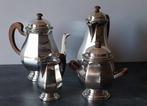 Koffie- en theeservies - Verzilverd - Orfévrerie E.Y, Antiek en Kunst