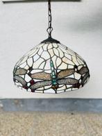 Tiffany style - Plafondlamp - Brons, Glas (glas-in-lood),