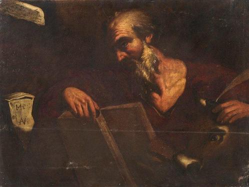 Giacinto Brandi (1621 – 1691), Cercle de - San Luca, Antiek en Kunst, Kunst | Schilderijen | Klassiek