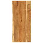 vidaXL Wastafelblad 114x52x4 cm massief acaciahout, Doe-het-zelf en Bouw, Verzenden, Nieuw