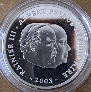 Monaco. 10 Euro 2003 Rainier III Proof  (Zonder, Postzegels en Munten, Munten | Europa | Euromunten