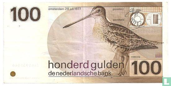 Nederland - 100 Gulden - 1977, Postzegels en Munten, Bankbiljetten | Nederland, Los biljet, Verzenden