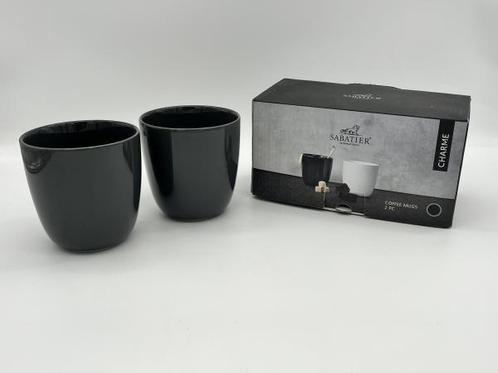 Veiling - 6x Sabatier Coffee Mug - Antraciet 2 pack, Huis en Inrichting, Keuken | Servies