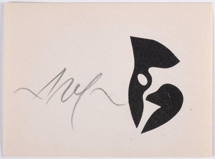 Jean Arp (1886-1966) - Composition #2 - Hand-signed, Antiek en Kunst, Antiek | Overige Antiek