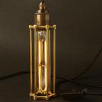 Hexagon Bronze Tafellamp, Maison & Meubles, Lampes | Autre, Verzenden
