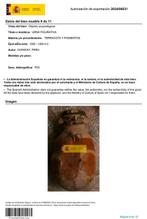 Kansen Terracotta Figuurlijke urn. 40 cm H. 1000 - 1400, Verzamelen
