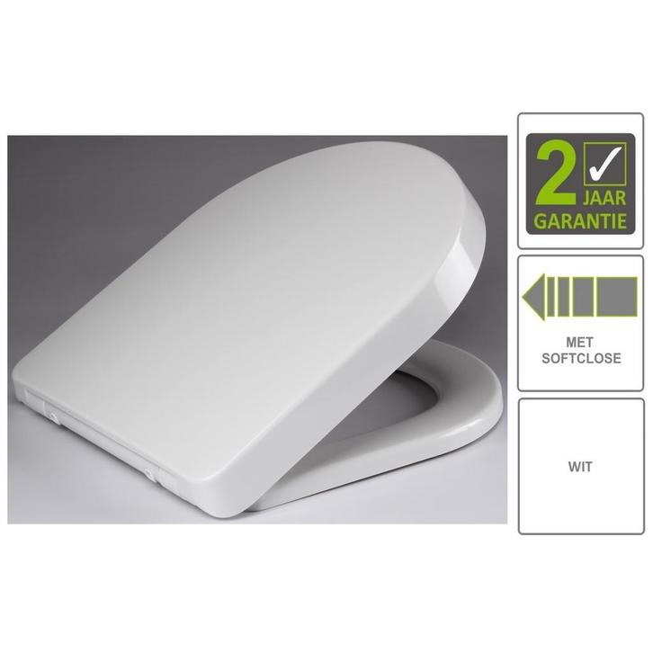 BWS Closetzitting DeeLine QuickRelease Softclose Met Deksel, Doe-het-zelf en Bouw, Sanitair, Overige typen, Nieuw, Ophalen of Verzenden