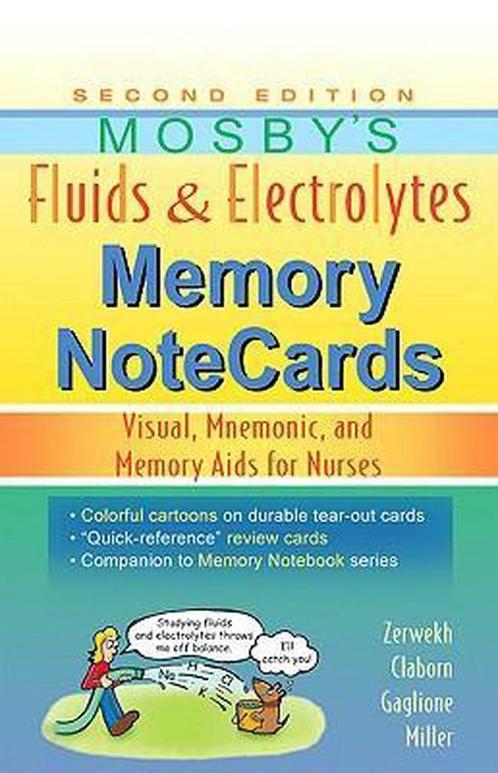 Mosbys Fluids & Electrolytes Memory NoteCards 9780323067461, Livres, Livres Autre, Envoi