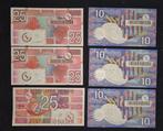 Nederland. - 5 x 10 and 5 x 25 Gulden - Various Dates, Postzegels en Munten, Munten | Nederland