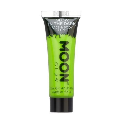 Moon Glow Glow in the Dark Face Paint Green 12ml, Hobby en Vrije tijd, Feestartikelen, Nieuw, Verzenden