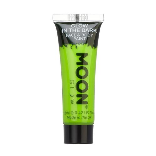 Moon Glow Glow in the Dark Face Paint Green 12ml, Hobby en Vrije tijd, Feestartikelen, Nieuw, Verzenden