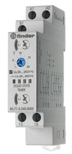 Finder 80.71 Relais De Minuterie Multifonction SSR 24-240V, Verzenden, Nieuw
