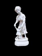 Beeldje - Donna con bambino - Marmer