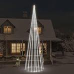 vidaXL Vlaggenmast kerstboom 1134 LEDs koudwit 800 cm, Diversen, Kerst, Verzenden, Nieuw