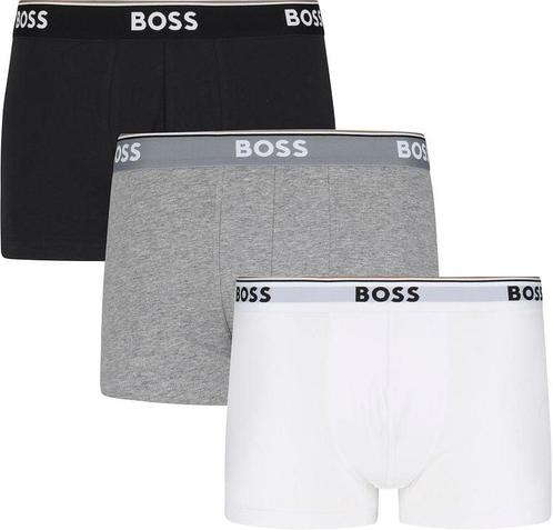BOSS Korte Boxershorts Power 3-Pack 999 maat XL Heren, Kleding | Heren, Ondergoed, Wit, Boxer, Verzenden
