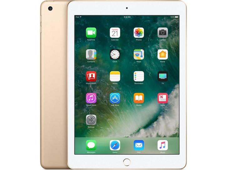 Apple iPad (2017) - Tablet - 128GB - Goud, Computers en Software, Apple iPads, Nieuw, Verzenden