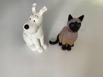 Tintin - Statuette Moulinsart 46963 - Milou et le chat de, Nieuw