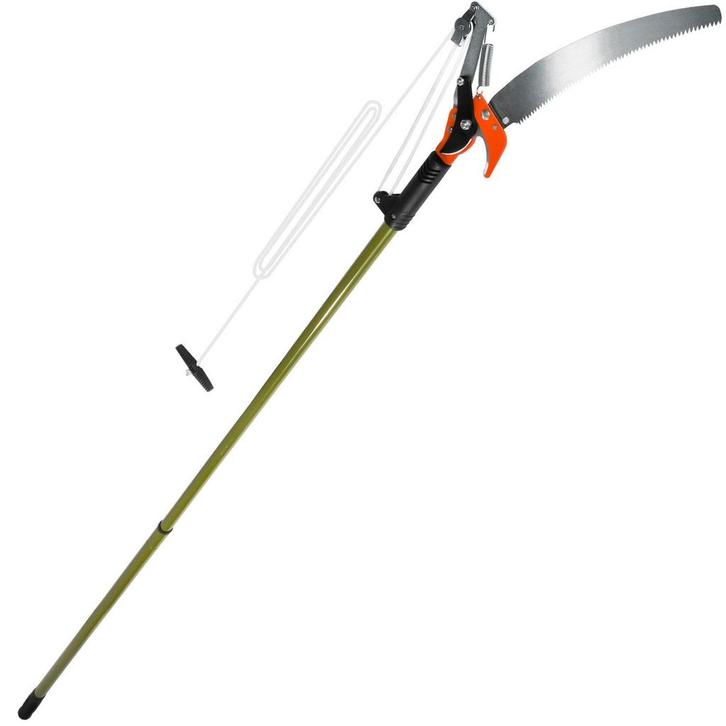 tectake Telescopische takkenschaar met zaag - groen, Tuin en Terras, Overige Tuin en Terras, Verzenden