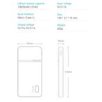 Powerbank 10.000mAh Externe Noodaccu Batterij Oplader, Telecommunicatie, Verzenden, Nieuw, Kuulaa