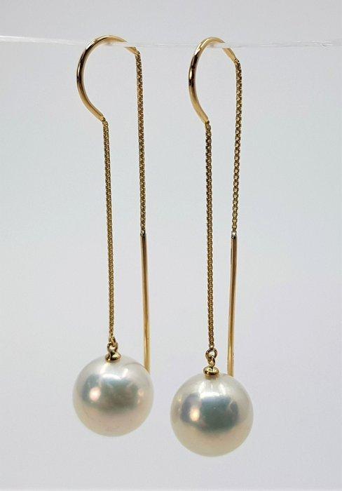 Boucles doreilles - 18 carats Or jaune - Perles Edison de, Handtassen en Accessoires, Oorbellen