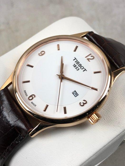 Tissot - Rose Dream 18K 750 Gold - T914.410.76.017.00 -, Handtassen en Accessoires, Horloges | Heren