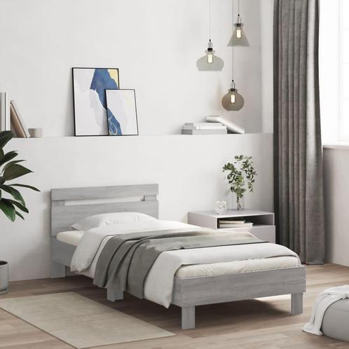 vidaXL Cadre de lit sans matelas avec tête de lit, Maison & Meubles, Chambre à coucher | Lits, Neuf, Envoi