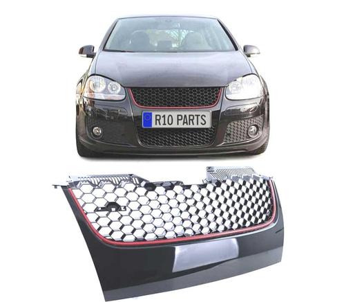 CALANDRE VOLKSWAGEN VW GOLF MK5 03-09 COULEUR NOIR ROUGE, Auto-onderdelen, Carrosserie, Verzenden