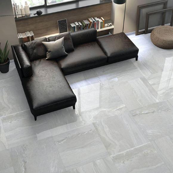 Whitehall Pearl 60x120 LEVIGLASS / Hoogglans Vloertegels /, Doe-het-zelf en Bouw, Tegels, Ophalen of Verzenden
