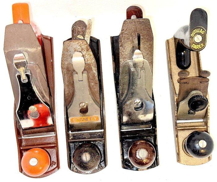 Stanley, Darex en Skandia-Vier vintage schaven - Outil de, Antiek en Kunst, Antiek | Speelgoed