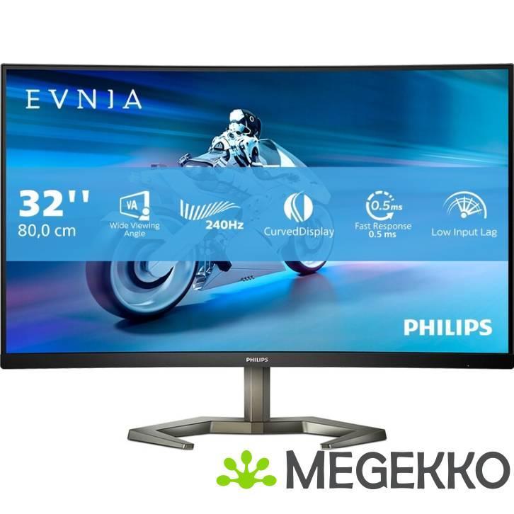 Philips Evnia 32M1C5200W/00 32  Full HD 240Hz Curved VA, Computers en Software, Overige Computers en Software, Nieuw, Verzenden