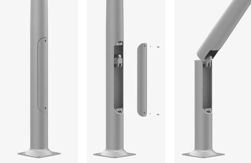 Scharnier kantelmast 5 meter geanodiseerd aluminium  heavy-d, Zakelijke goederen, Overige Zakelijke goederen, Verzenden