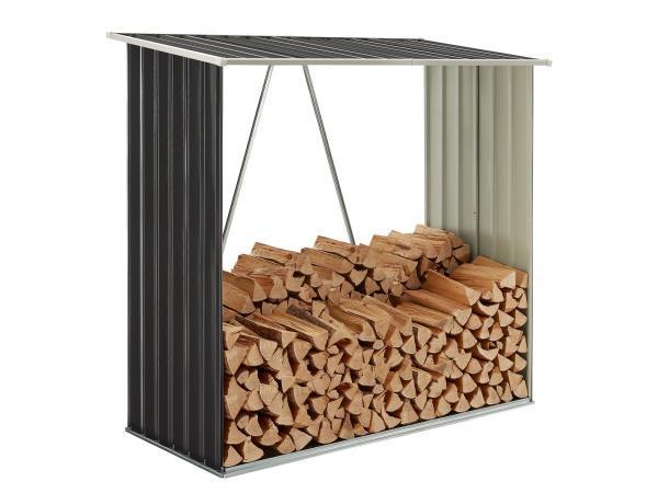 Veiling - Haardhoutschuur / Houtopslag Enno - 163 x 83 x 154, Tuin en Terras, Brandhout