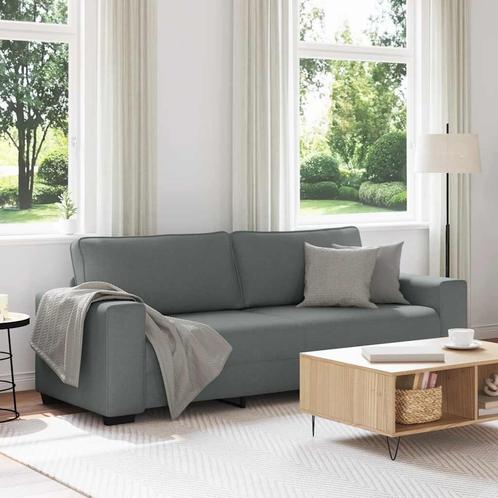 vidaXL 3-zitsbank 180 cm stof donkergrijs, Huis en Inrichting, Zetels | Zetels, Nieuw, Verzenden