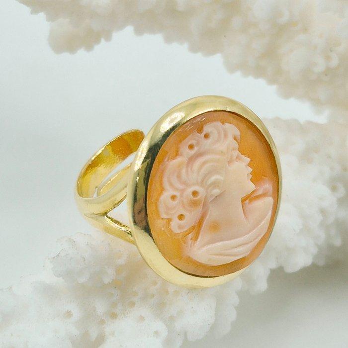 Verguld, Zilver - Ring, Antiek en Kunst, Curiosa en Brocante