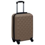 vidaXL Harde koffer ABS bruin, Handtassen en Accessoires, Koffers, Verzenden, Nieuw