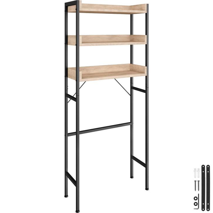 tectake Badkamerrek Seattle - 67 x 25 x 165,5 cm, Industriee, Huis en Inrichting, Overige Huis en Inrichting, Verzenden