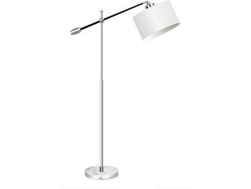 Staande vloerlamp booglamp verstelbaar zilver wit creme beschikbaar voor biedingen