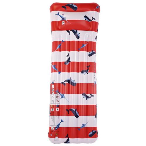 Luchtbed Zwembad Walvis Rood Wit 1,8m, Hobby en Vrije tijd, Feestartikelen, Nieuw, Verzenden