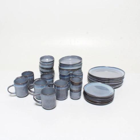 Tweedekans | Bjorn Servies 36 stukjes - Duister blauw, Huis en Inrichting, Keuken | Servies, Ophalen of Verzenden