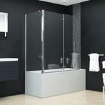 vidaXL Douche klapwand 120x68x130 cm ESG, Verzenden, Nieuw