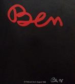 Ben Vautier (1935) - Ben, hand signed, Antiek en Kunst, Kunst | Tekeningen en Fotografie