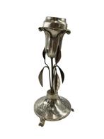 Kaarsenhouder - Zilver - Bloemvormige kaarschn, Antiek en Kunst, Antiek | Zilver en Goud