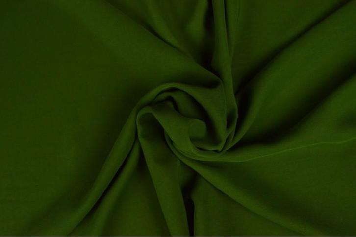 15 meter chiffon stof - mosgroen, Hobby en Vrije tijd, Stoffen en Lappen, 120 cm of meer, 200 cm of meer, Groen, Nieuw, Polyester