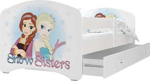 Kinderbed 90x200 cm met Opbergruimte - Frozen Prinsessen..., Kinderen en Baby's, Kinderkamer | Bedden, Nieuw, Ophalen of Verzenden
