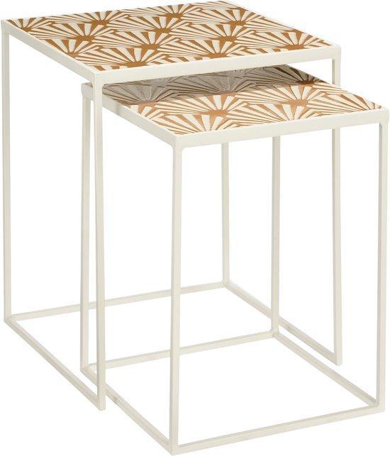 2dekans | Mica Decorations Odile Bijzettafel Set van 2 –, Tuin en Terras, Tuintafels, Ophalen of Verzenden