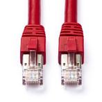 Netwerkkabel | Cat8 S/FTP | 3 meter (100% koper, LSZH, Rood), Nieuw, Verzenden