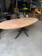 Costa eettafel uitschuifbaar, kleur mango, Huis en Inrichting, Tafels | Eettafels, Nieuw, Overige materialen