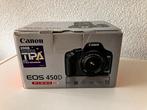Canon EOS 450D + 18-55 mm lens (inclusief accessoires en, Nieuw