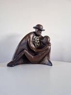 Sculpture, Pater Damiaan, Beschermheilige - 23 cm - Plâtre